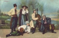 Г.Хоткевич у студентській виставі, 1899
